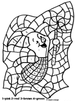 A coloring page of winnie the pooh - piglet